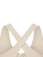 Loved Twist Front V-Neck Sports Bra