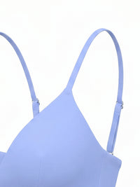 Loved Cropped V-Neck Sports Bra