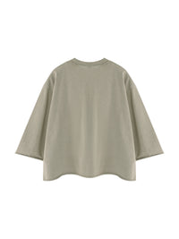 Loved Mineral Wash Raw Hem Boxy T-Shirt